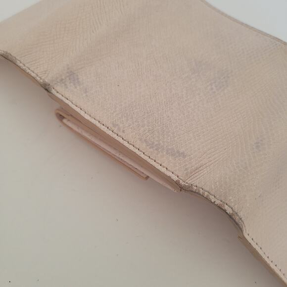 Celine Trifold Compact Wallet Light Pink Leather Small Card Bill Coin Holder - Picture 10 of 14